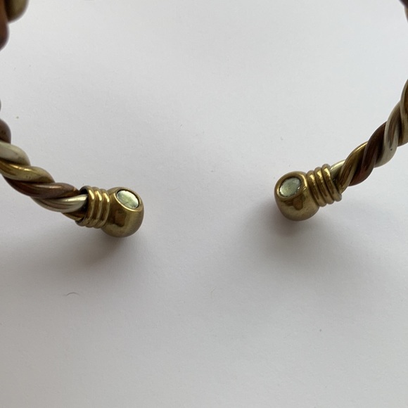 Silver, Bronze, Copper Magnetic Wellness Bangle - Picture 4 of 4